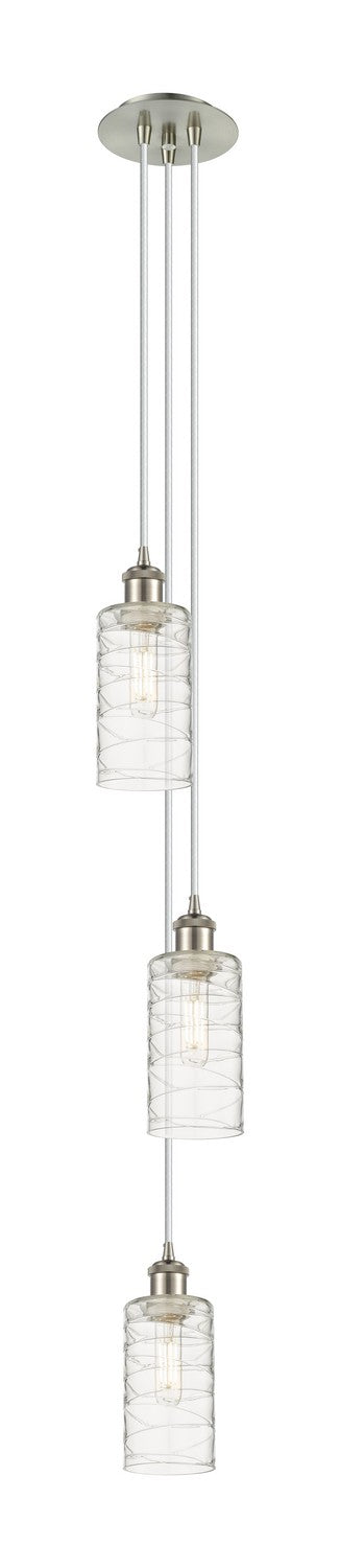 Innovations - 103B-3P-SN-G434-7DE - Three Light Pendant - Downtown Urban - Brushed Satin Nickel