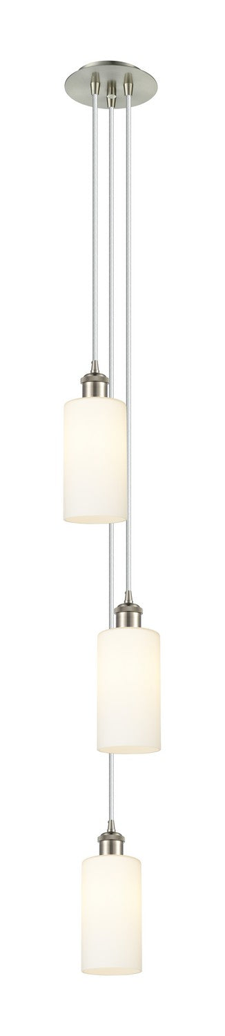 Innovations - 103B-3P-SN-G434-7WH - Three Light Pendant - Downtown Urban - Brushed Satin Nickel