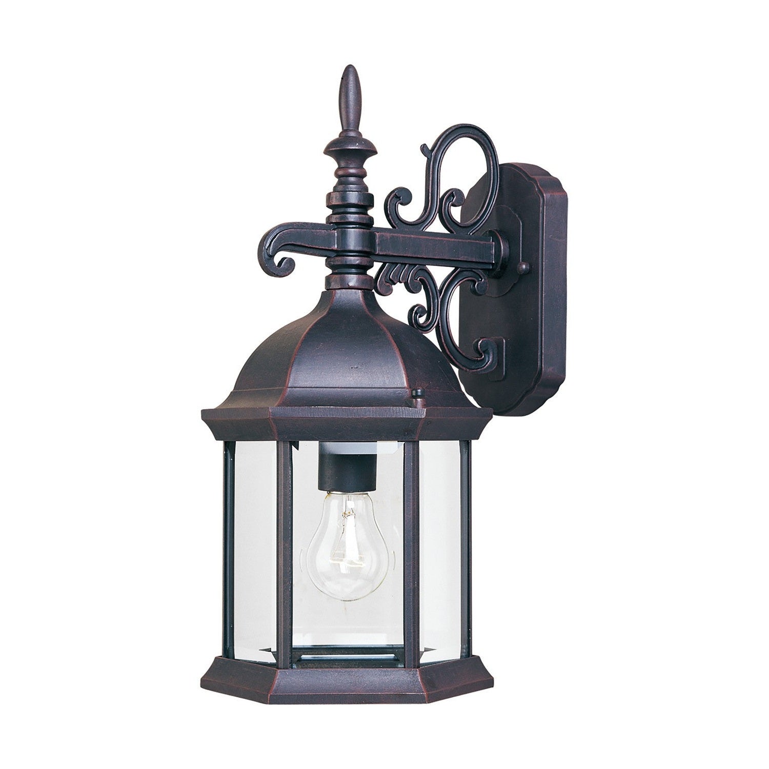 Maxim - 1071CLEB - One Light Outdoor Wall Lantern - Builder Cast - Empire Bronze