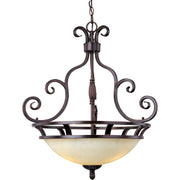 Maxim - 12202FIOI - Three Light Pendant - Manor - Oil Rubbed Bronze
