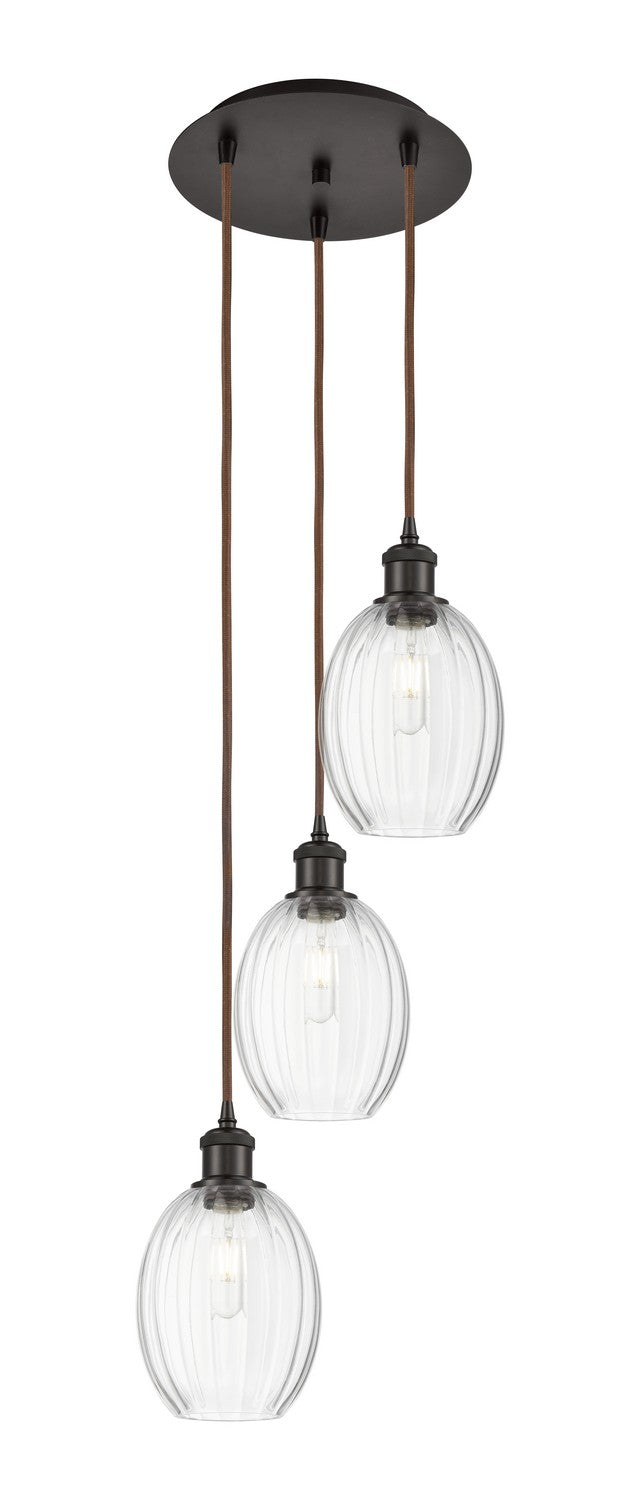 Innovations - 113B-3P-OB-G459-6CL - Three Light Pendant - Ballston - Oil Rubbed Bronze