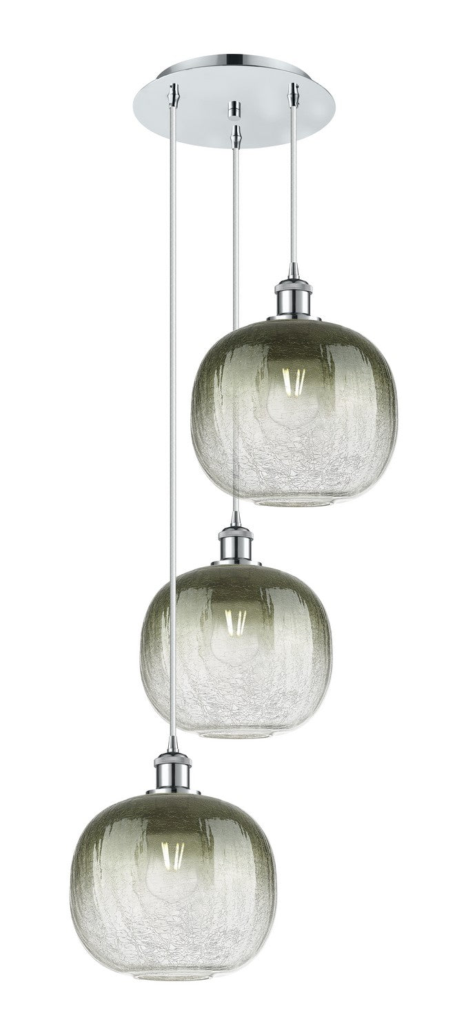 Innovations - 113B-3P-PC-G481-10SL - Three Light Pendant - Ballston - Polished Chrome