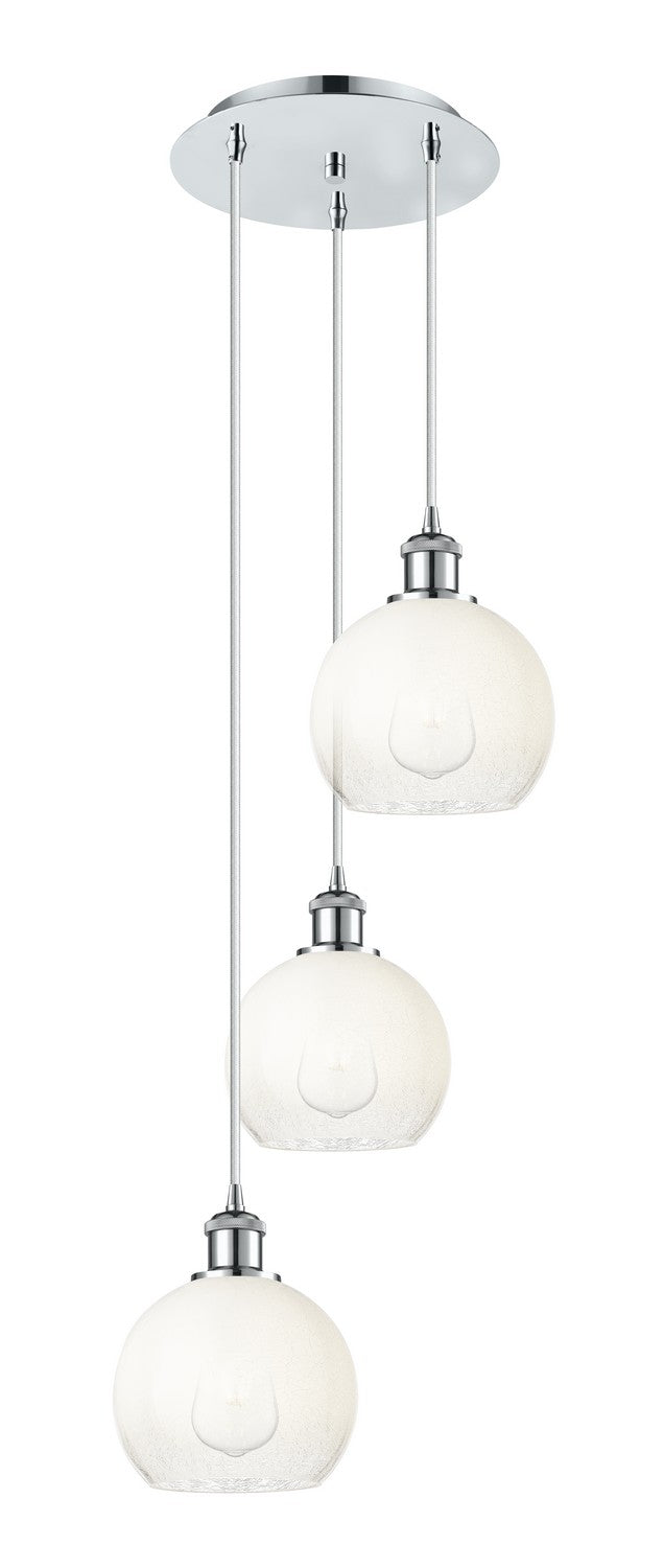 Innovations - 113B-3P-PC-G483-8OP - Three Light Pendant - Ballston - Polished Chrome