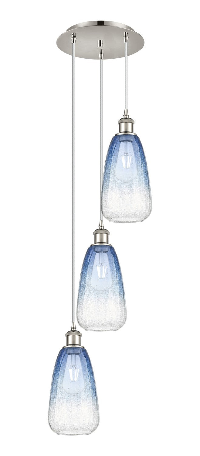 Innovations - 113B-3P-PN-G480-6SB - Three Light Pendant - Ballston - Polished Nickel