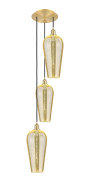 Innovations - 113B-3P-SG-G456-8ME - Three Light Pendant - Ballston - Satin Gold