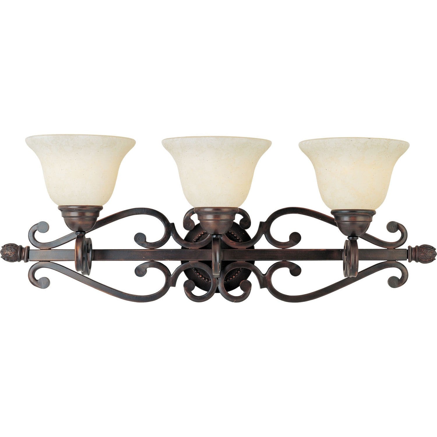 Maxim - 12213FIOI - Three Light Bath Vanity - Manor - Oil Rubbed Bronze