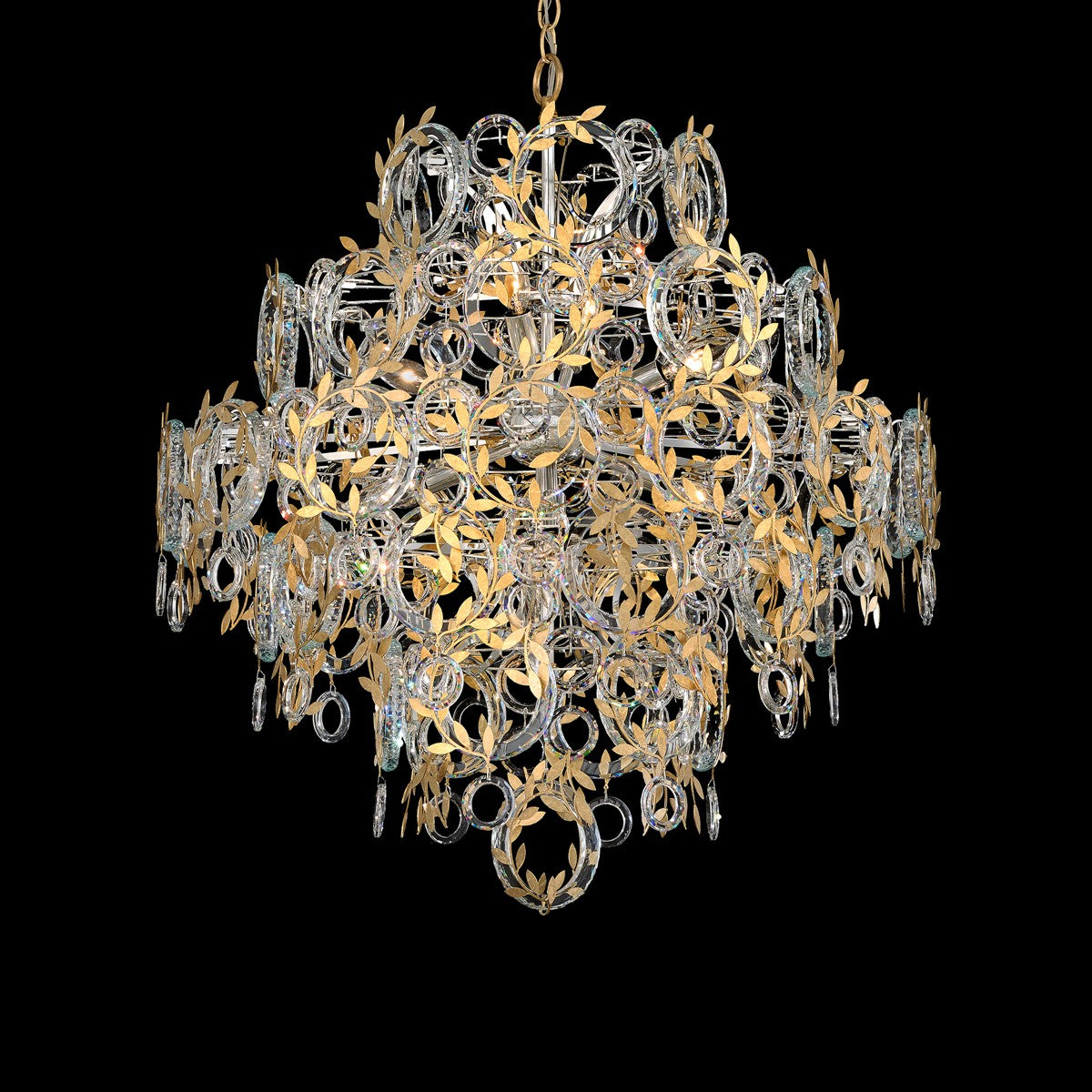 Schonbek - S24529-711R - Eight Light Chandelier - Concetta - White Gold