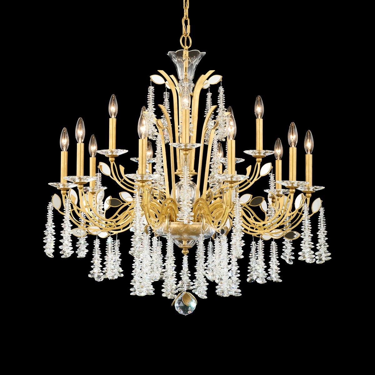 Schonbek - S58515-48R - 15 Light Chandelier - MacLyn - Antique Silver