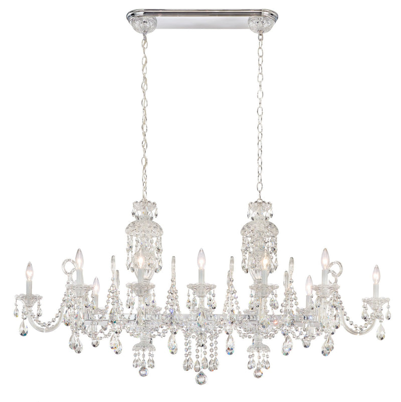 Schonbek - S6912-40H - 12 Light Chandelier - Sterling Linear - Polished Silver