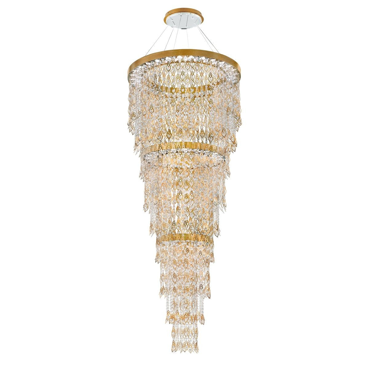 Schonbek - S9192-48R - LED Pendant - Pavona - Antique Silver