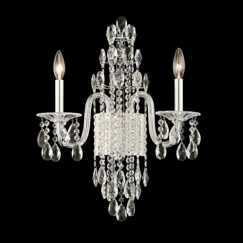 Schonbek - S93502-22R - Two Light Wall Sconce - Rainier - Heirloom Gold
