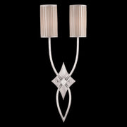 Fine Art Handcrafted Lighting - 437450ST - Two Light Wall Sconce - Allegretto - Silver