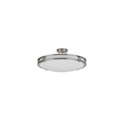 AFX Lighting - CAC12L5AJUDSN - LED Semi-Flush Mount - Carlisle - Satin Nickel