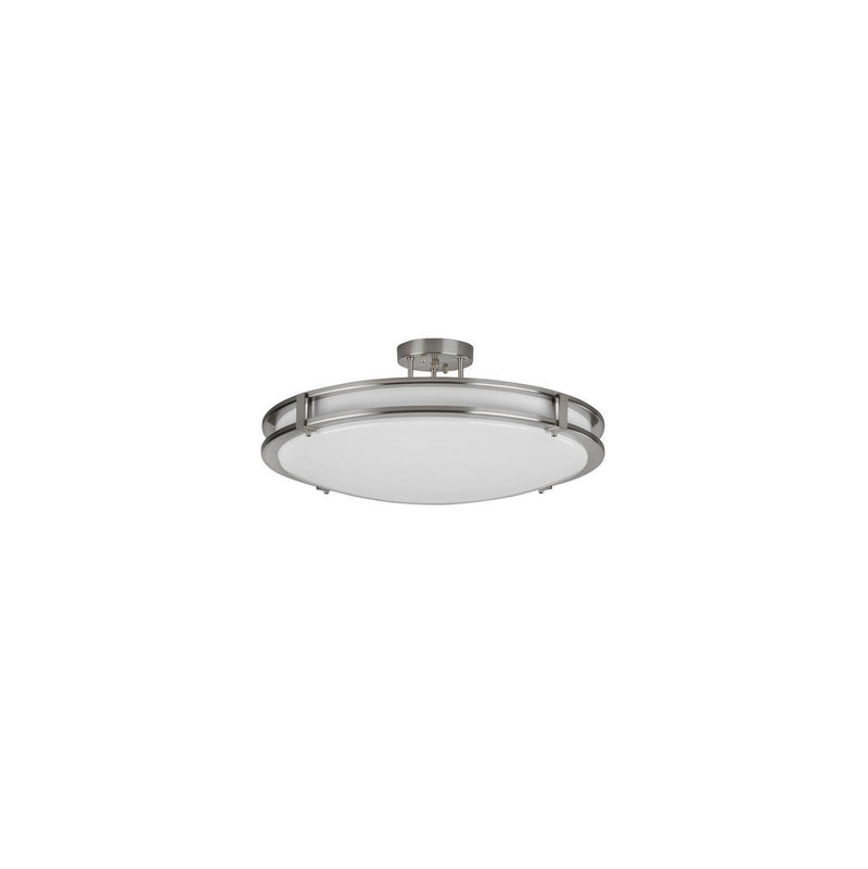 AFX Lighting - CAC12L5AJUDSN - LED Semi-Flush Mount - Carlisle - Satin Nickel