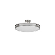 AFX Lighting - CAC18L5AJUDSN - LED Semi-Flush Mount - Carlisle - Satin Nickel