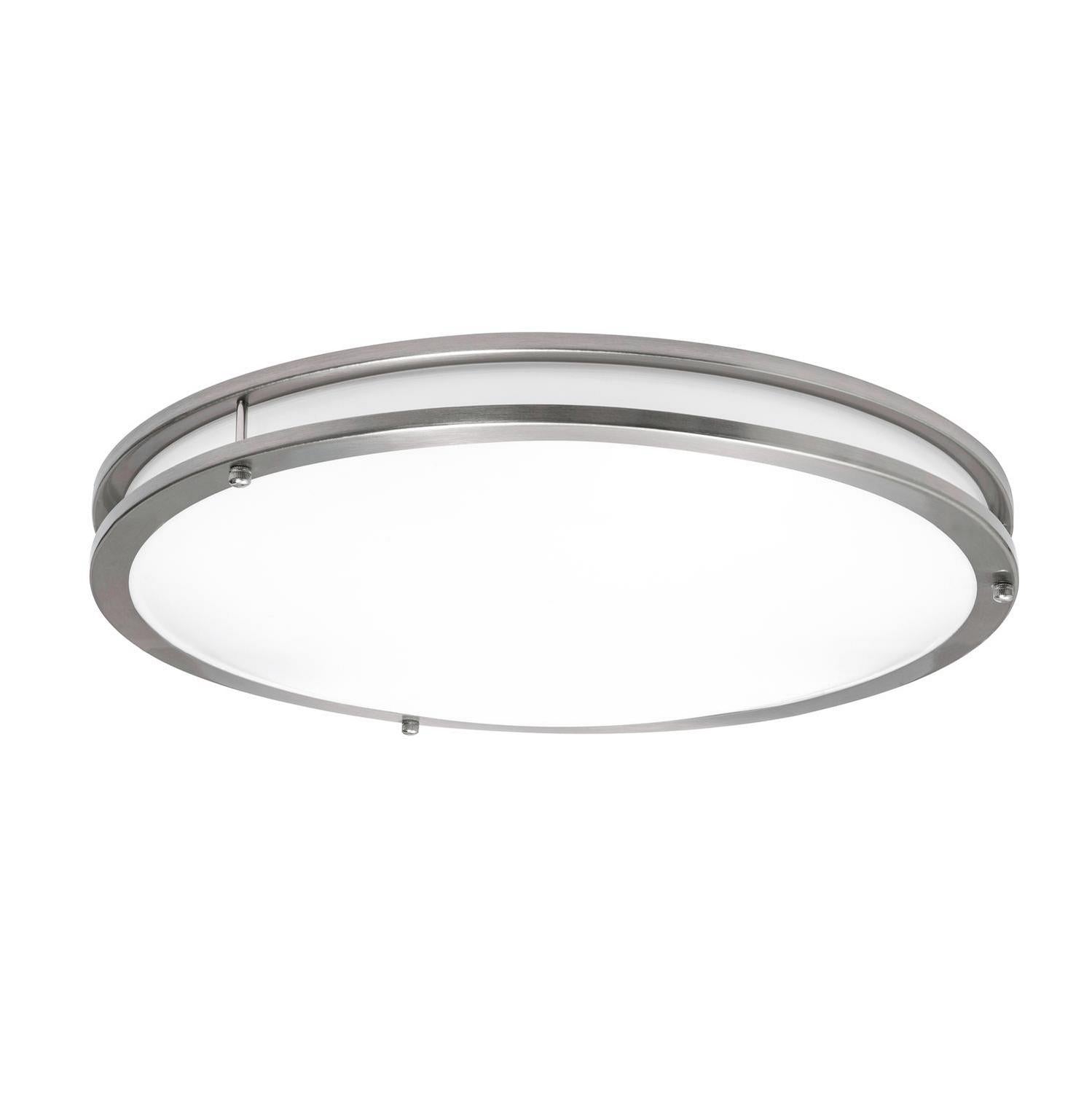 AFX Lighting - CAF18L5AJUDSN - LED Flush Mount - Carlisle - Satin Nickel