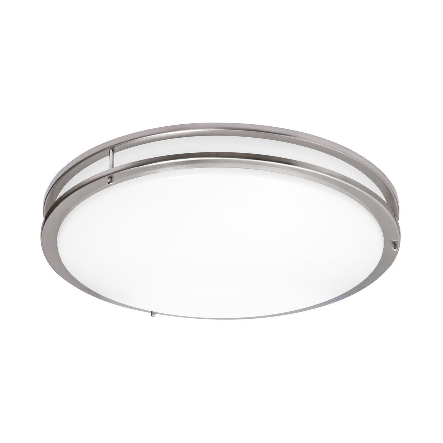 AFX Lighting - CAF24L5AJUDSN-BB - LED Flush Mount - Carlisle - Satin Nickel