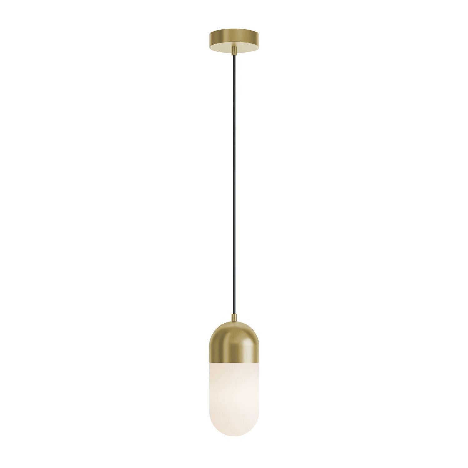 AFX Lighting - IRVP05LAJUDLB - LED Pendant - Irvine - Light Antique Brass