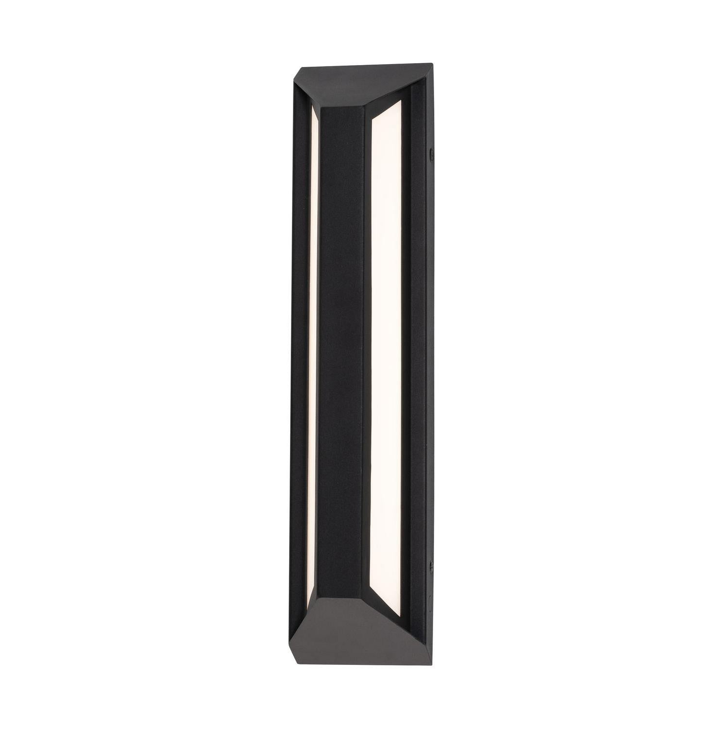 AFX Lighting - FTNW0418LAJUDBK - LED Outdoor Wall Sconce - Fulton - Black