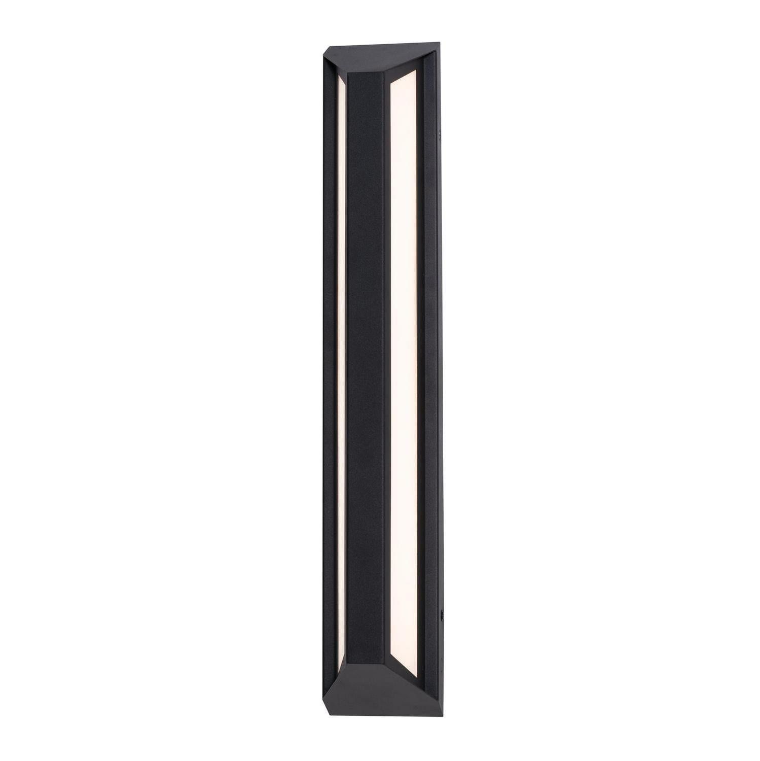 AFX Lighting - FTNW0424LAJUDBK - LED Outdoor Wall Sconce - Fulton - Black