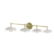 AFX Lighting - JUNV4108LAJUDLB - LED Vanity - June - Light Antique Brass