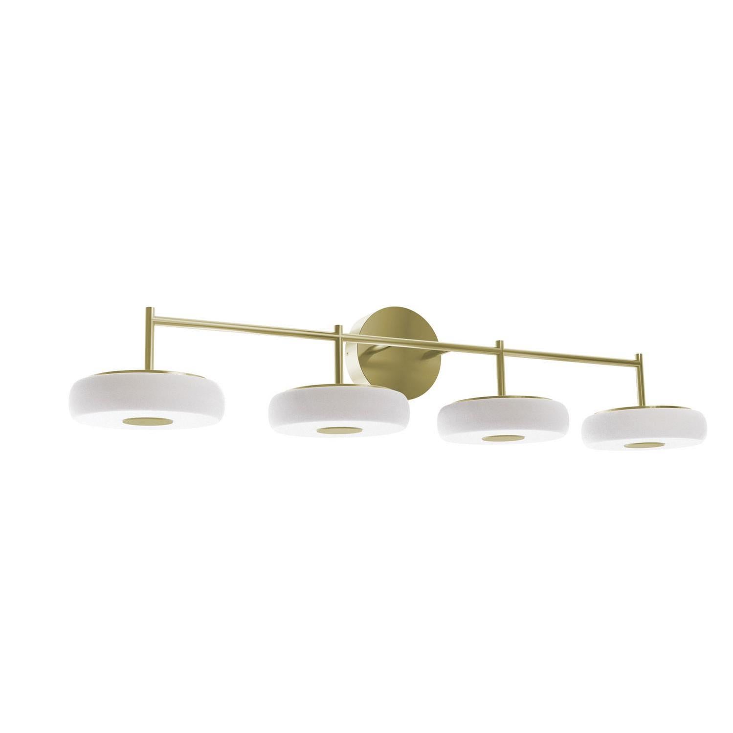 AFX Lighting - JUNV4108LAJUDLB - LED Vanity - June - Light Antique Brass