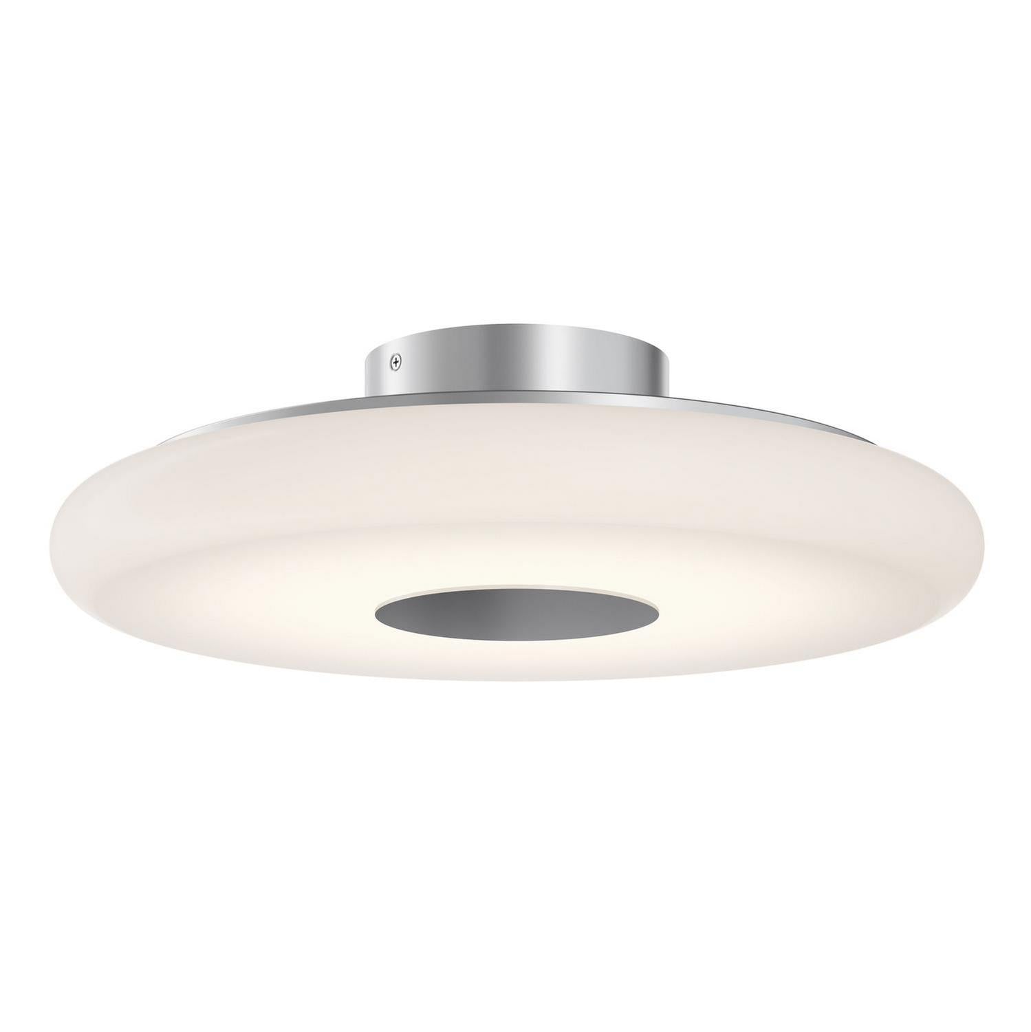 AFX Lighting - JUNC18LAJUDSN - LED Semi-Flush Mount - June - Satin Nickel