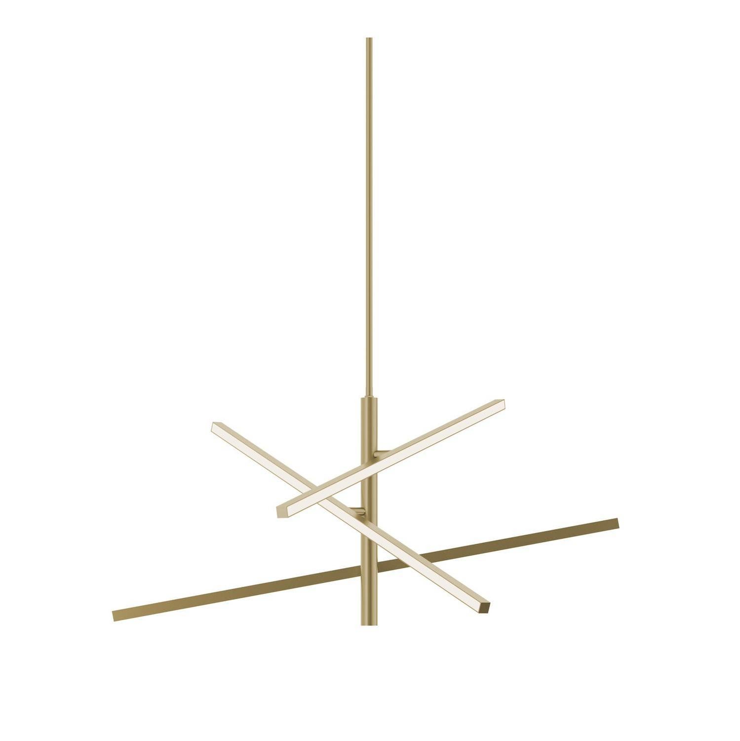 AFX Lighting - KNOP36LAJUDLB - LED Pendant - Knoll - Light Antique Brass