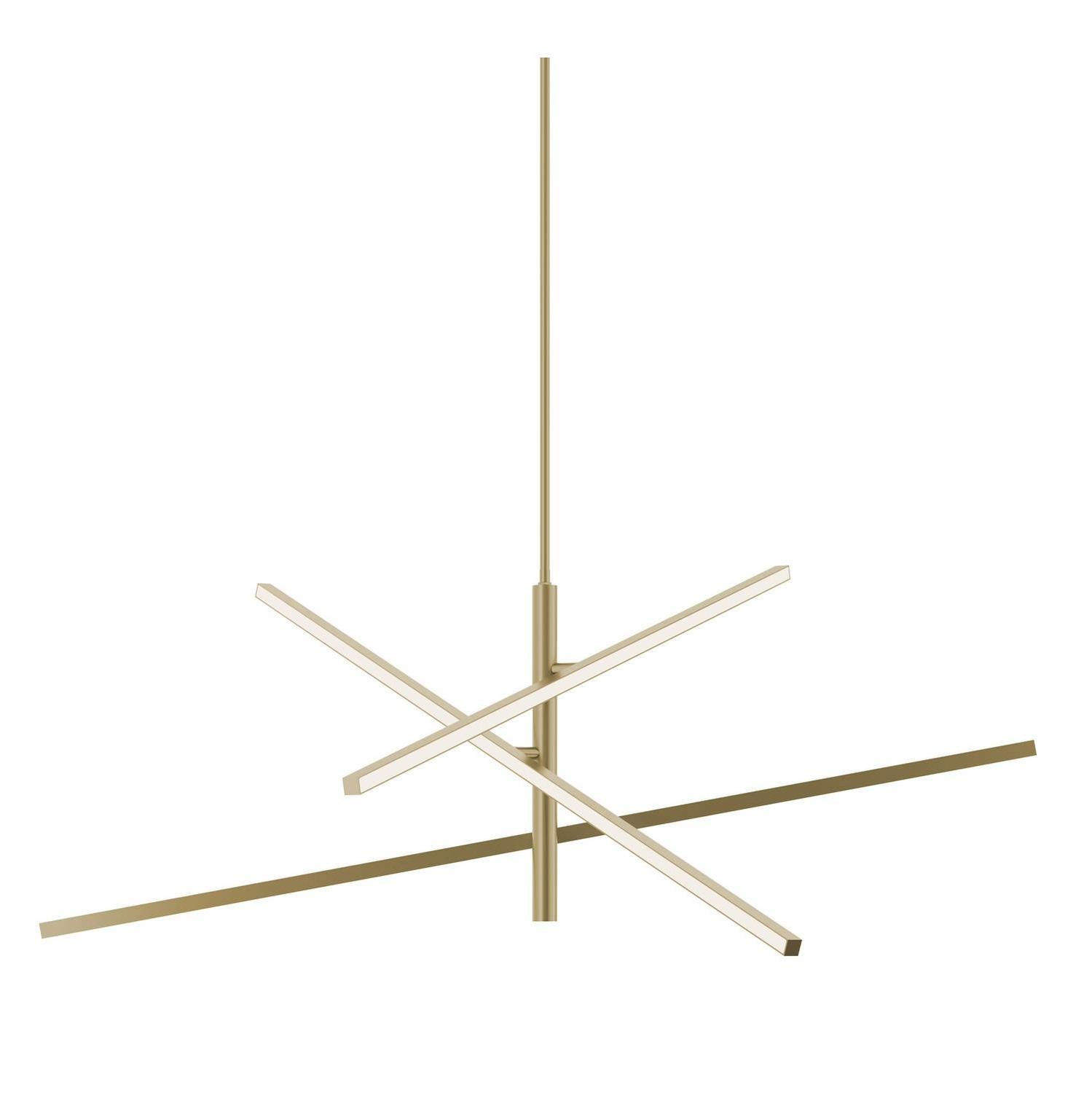 AFX Lighting - KNOP48LAJUDLB - LED Pendant - Knoll - Light Antique Brass