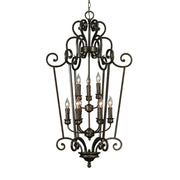 Golden - 8063-CG9 BUS - Nine Light Chandelier - Heartwood - Burnt Sienna