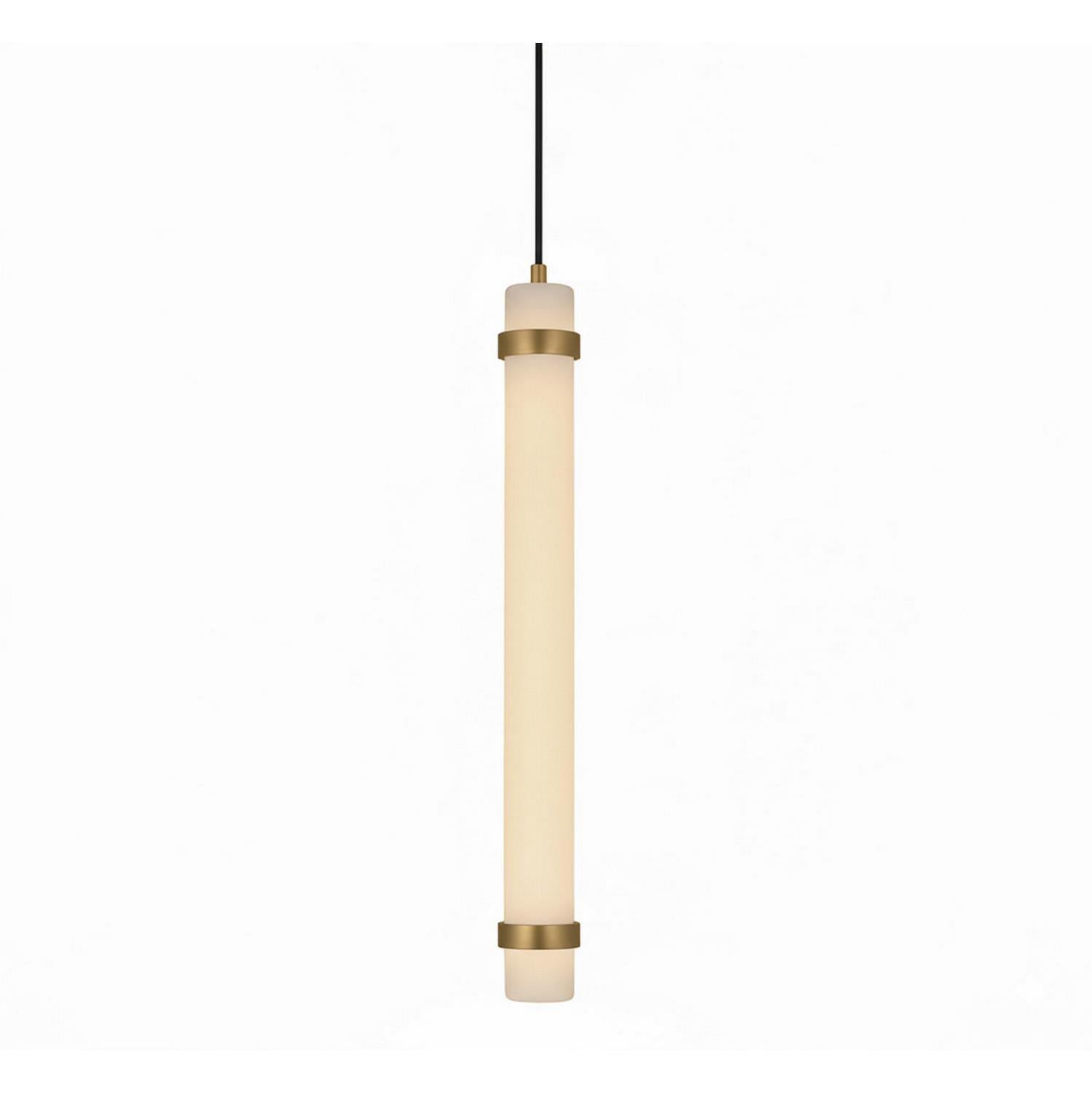 AFX Lighting - MIAP24LAJUDLB - LED Pendant - Miami - Light Antique Brass