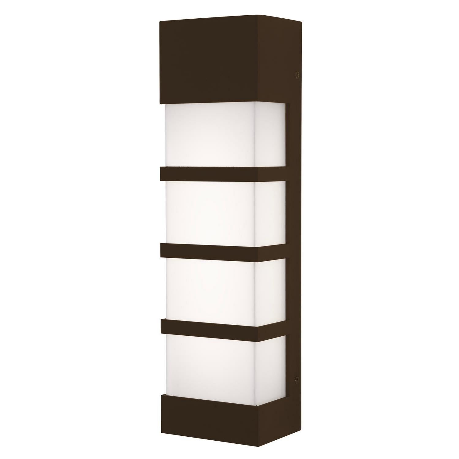 AFX Lighting - SEW0517LAJUDBZ - LED Outdoor Wall Sconce - State - Bronze