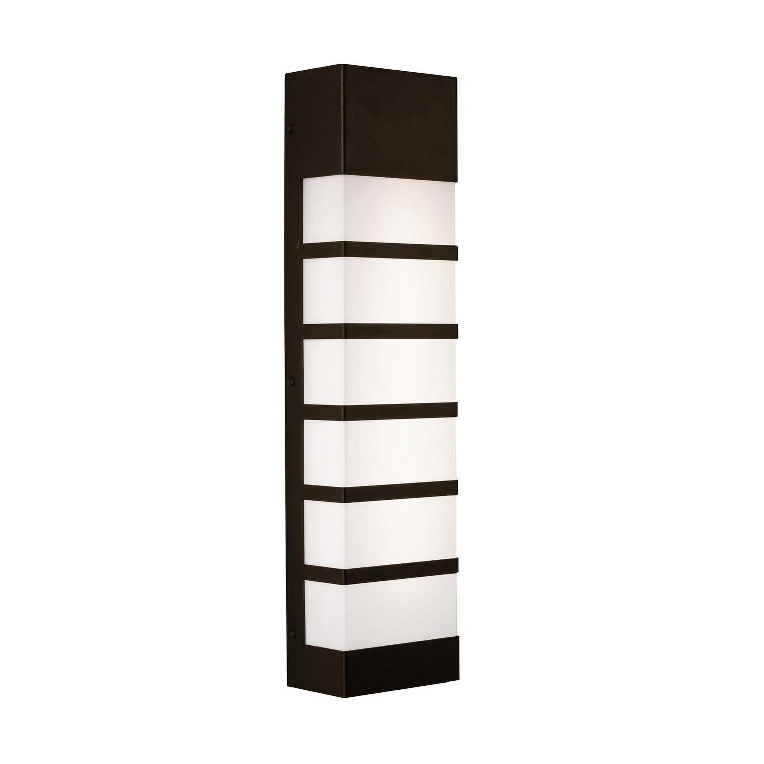 AFX Lighting - SEW0624LAJUDBZ - LED Outdoor Wall Sconce - State - Bronze
