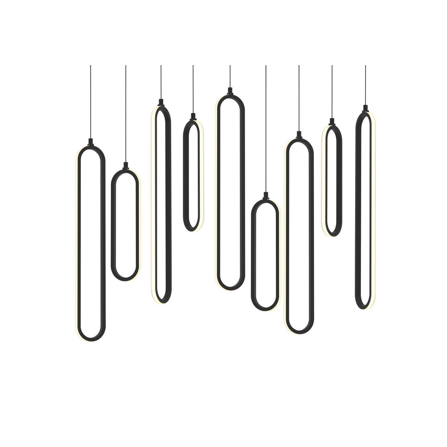 AFX Lighting - SIEP99LAJD1BKLNR9 - LED Linear Pendant - Sienna - Black