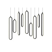 AFX Lighting - SIEP99LAJD1BKLNR9 - LED Linear Pendant - Sienna - Black