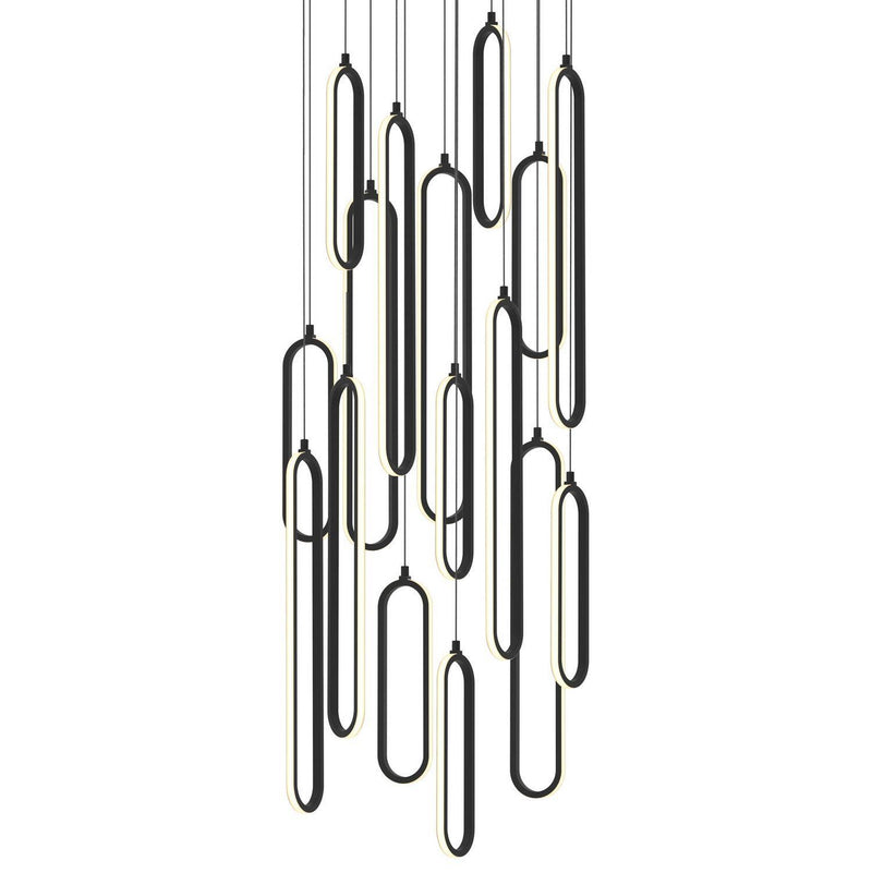 AFX Lighting - SIEP99LAJD1BKRND16 - LED Pendant - Sienna - Black