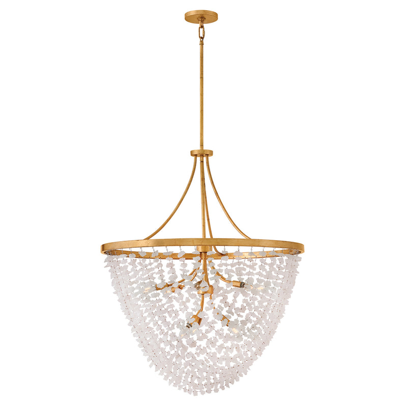 Fredrick Ramond - FR41595DA - LED Chandelier - Myra - Distressed Brass