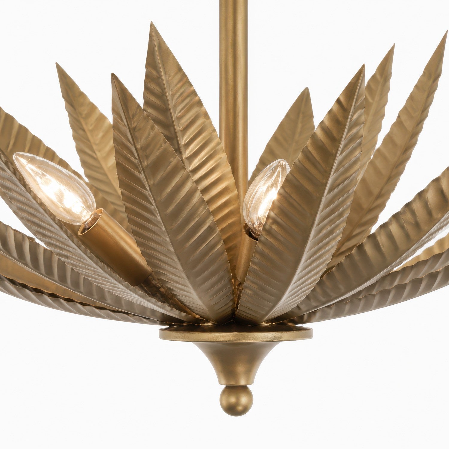Varaluz - 563P06BK - Six Light Pendant - Zanara - Brass Kisser
