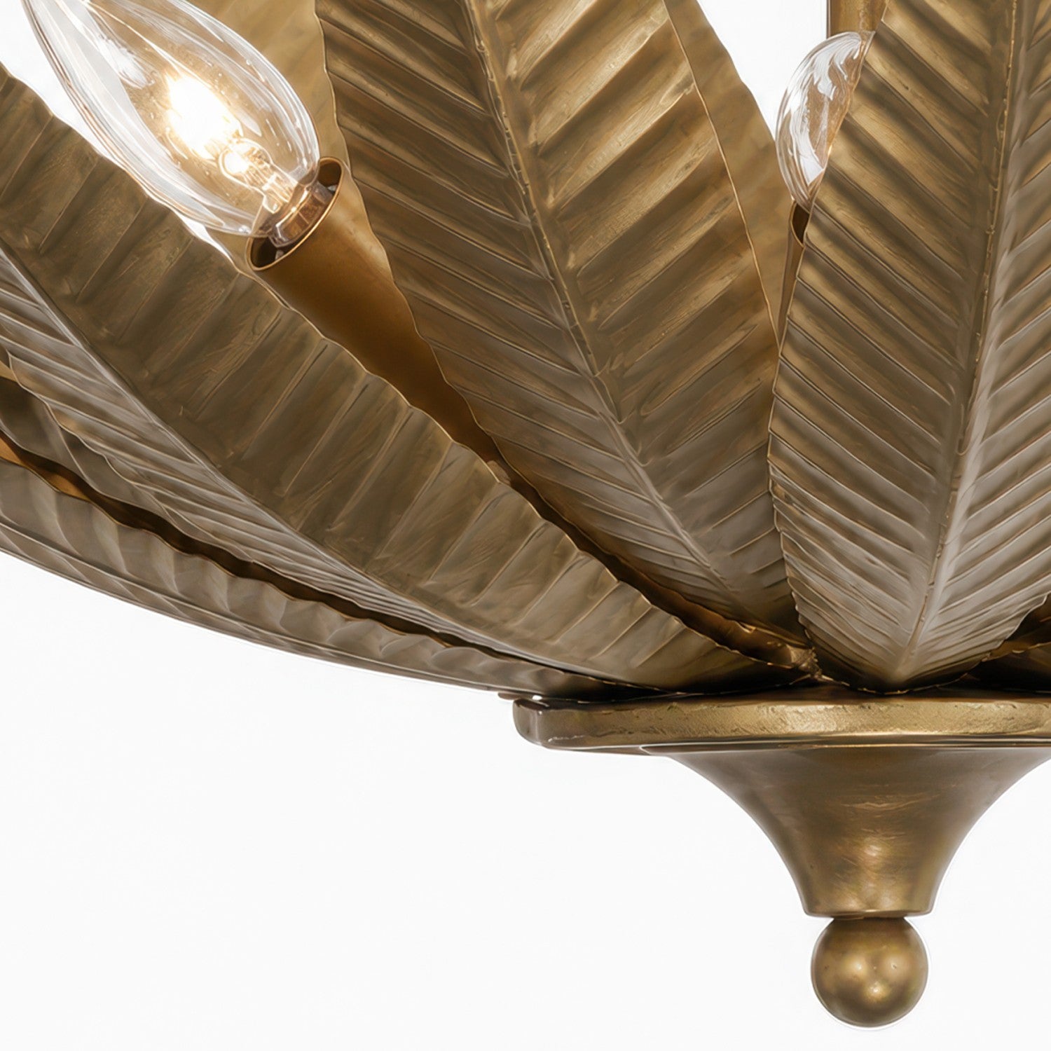 Varaluz - 563P06BK - Six Light Pendant - Zanara - Brass Kisser