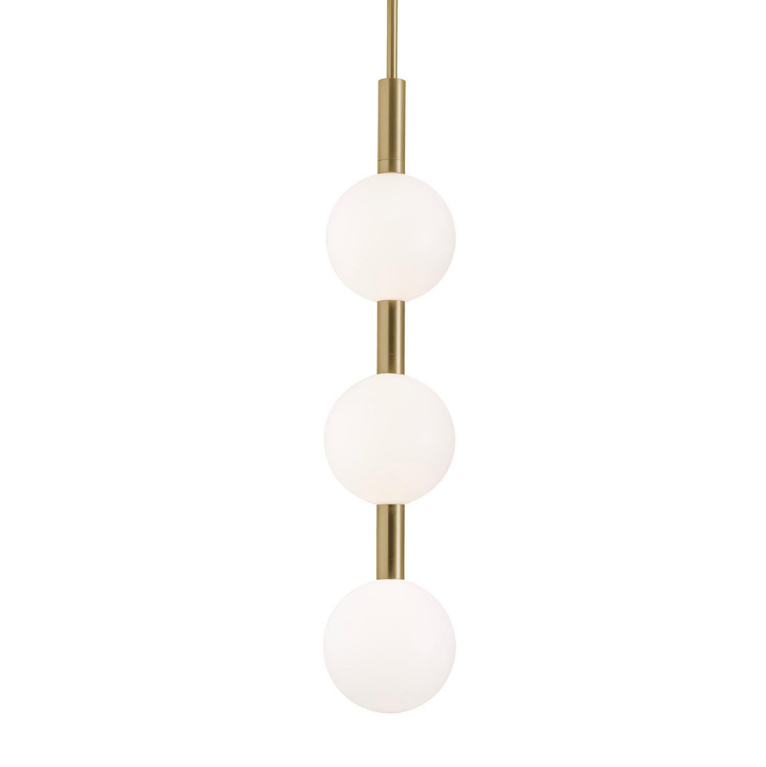 AFX Lighting - BRQP32LAJUDLB - LED Pendant - Baroque - Light Antique Brass