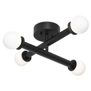 AFX Lighting - LANF20LAJUDBK - LED Flush Mount - Lane - Black