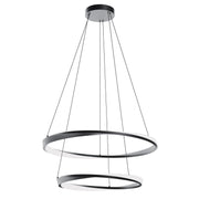 AFX Lighting - OBRP2432LAJUDBK - LED Pendant - Oberon - Black