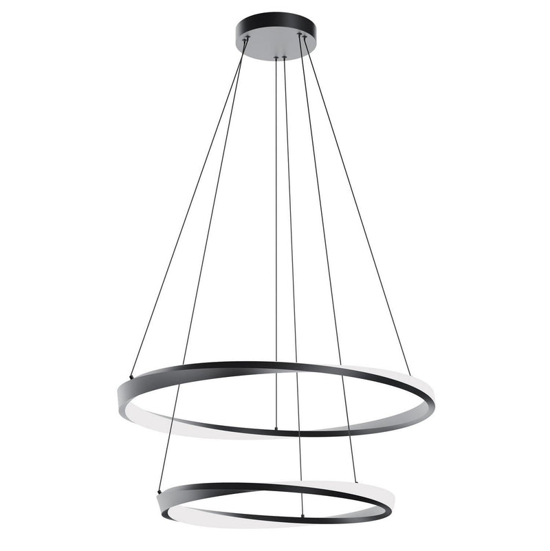 AFX Lighting - OBRP2432LAJUDBK - LED Pendant - Oberon - Black