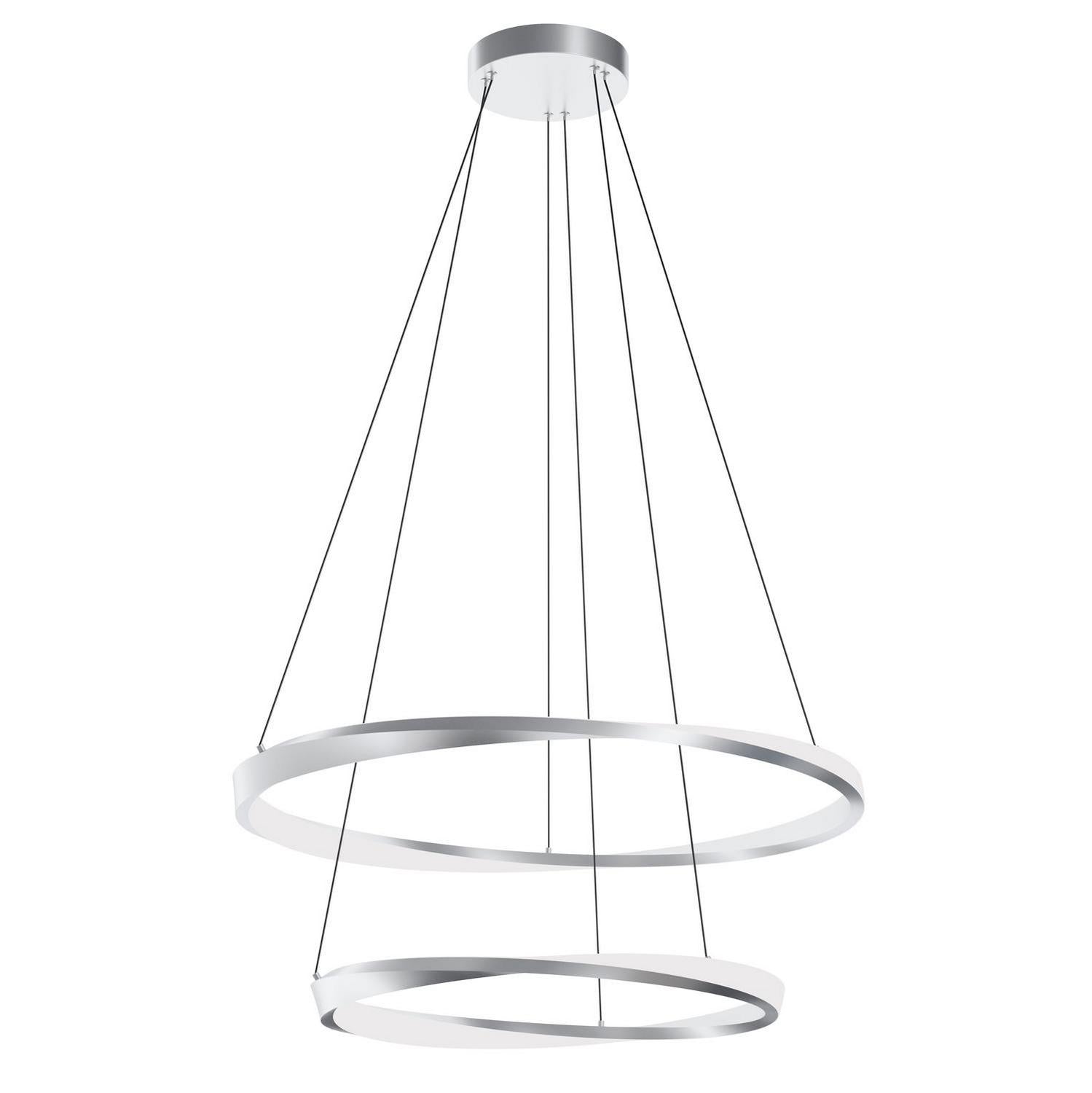 AFX Lighting - OBRP2432LAJUDSN - LED Pendant - Oberon - Satin Nickel