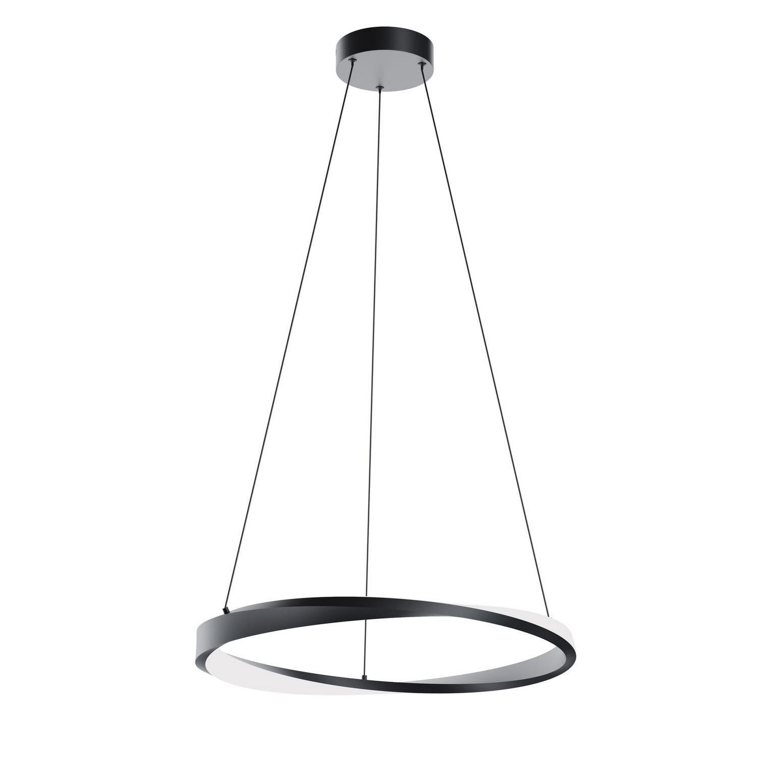 AFX Lighting - OBRP24LAJUDBK - LED Pendant - Oberon - Black