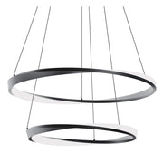 AFX Lighting - OBRP3240LAJUDBK - LED Pendant - Oberon - Black