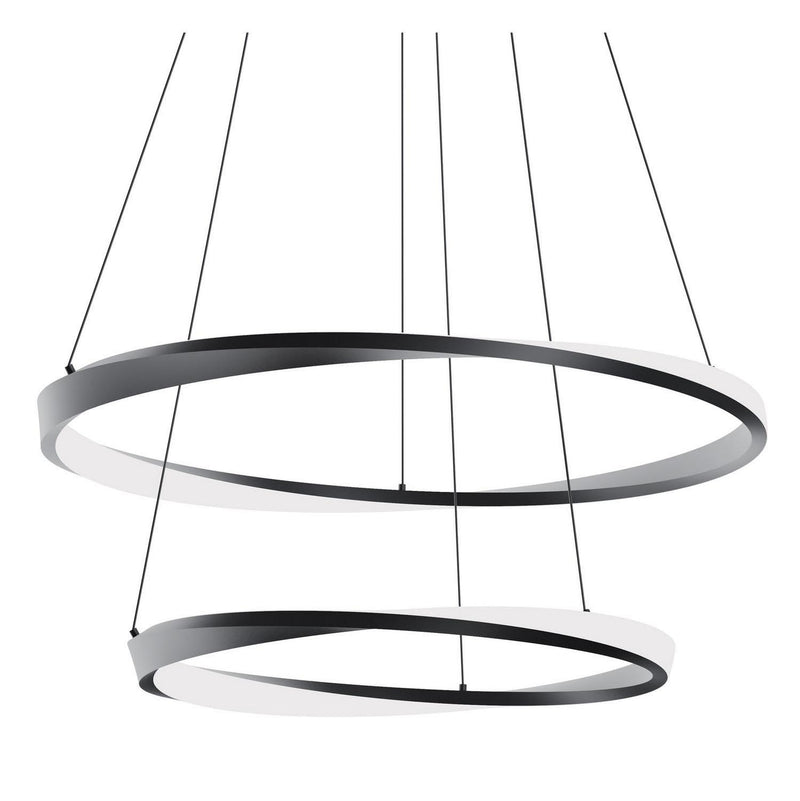 AFX Lighting - OBRP3240LAJUDBK - LED Pendant - Oberon - Black