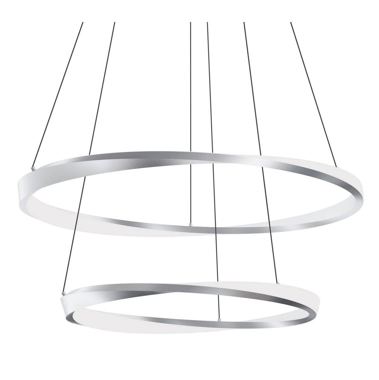 AFX Lighting - OBRP3240LAJUDSN - LED Pendant - Oberon - Satin Nickel