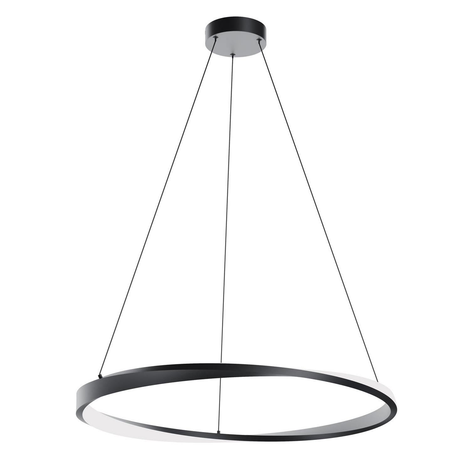 AFX Lighting - OBRP32LAJUDBK - LED Pendant - Oberon - Black