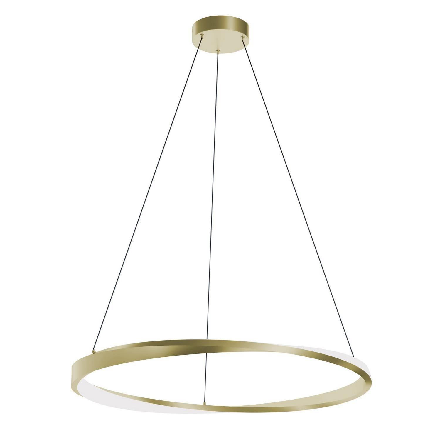 AFX Lighting - OBRP32LAJUDLB - LED Pendant - Oberon - Light Antique Brass